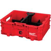 Bac &agrave; profil bas PACKOUT, 15" x 18-5/8" x 6-5/8", Noir/Rouge Oxymax Inc