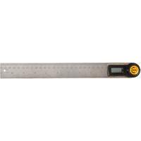 Digital Angle Locator & Ruler, 11" L, Stainless Steel, 1/32" Graduations Oxymax Inc