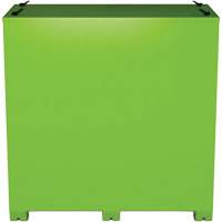 Armoire de rangement d'&eacute;PI sur place, Acier, Vert lime haute visibilit&eacute; Oxymax Inc