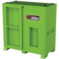 Armoire ventil&eacute;e pour le rangement d'&eacute;PI sur place, Acier, Vert lime haute visibilit&eacute; Oxymax Inc