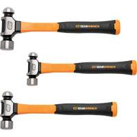 Ball Pein Hammers with Fiberglass Handles Set, 3 Pieces Oxymax Inc