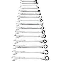 120XP Universal Spline XL Wrench Set, Ratcheting Combination, 16 Pieces, Metric Oxymax Inc