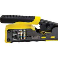 Ratcheting Ethernet Cable Crimper/Stripper/Cutter for Pass-Thru Connectors Oxymax Inc