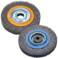 Brosse rotative, 8" dia., Fils 0,118", Arbre 1-1/4" Oxymax Inc