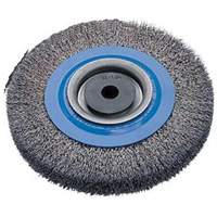 Brosses rotatives &agrave; fils torsad&eacute;s d'&eacute;tabli, 6" dia., Fils 0,0118", Arbre 1/2" - 1-1/4" Oxymax Inc