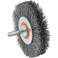 Brosse mont&eacute;e &agrave; fil, 1-3/8" dia., Fils 0,008", Arbre 1-1/4" Oxymax Inc