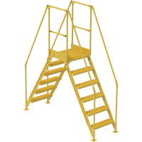 Crossover Ladder, 92" Overall Span, 60" H x 24" D, 24" Step Width Oxymax Inc
