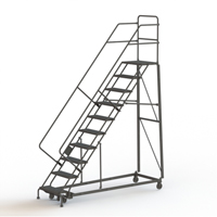 &eacute;chelles robustes en angle de s&eacute;curit&eacute;, 10 marches, Perfor&eacute;, Inclinaison 50°, Hauteur 100" Oxymax Inc