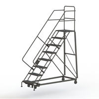 &eacute;chelles robustes en angle de s&eacute;curit&eacute;, 8 marches, Stri&eacute;, Inclinaison 50°, Hauteur 80" Oxymax Inc