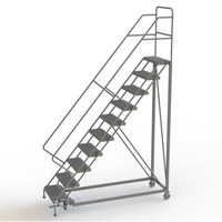 &eacute;chelles en angle de s&eacute;curit&eacute;, 10 marches, Stri&eacute;, Inclinaison 50°, Hauteur 100" Oxymax Inc