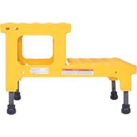 Plate-forme ajustable Step-Mate, 2 marche(s), 23-13/16" la x 22-7/8" lo x 15-1/4" h, Capacit&eacute; 500 lb Oxymax Inc