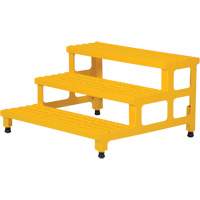 Plate-forme ajustable Step-Mate, 3 marche(s), 36-3/16" la x 33-7/8" lo x 22-1/4" h, Capacit&eacute; 500 lb Oxymax Inc