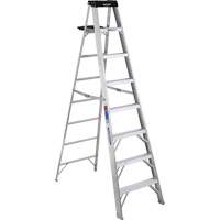 Step Ladder with Pail Shelf, 8', Aluminum, 300 lbs. Capacity, Type 1A VD561 | Oxymax Inc