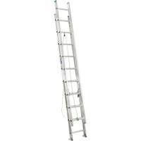 Extension Ladder, 225 lbs. Cap., 17' H, Grade 2 VD572 | Oxymax Inc