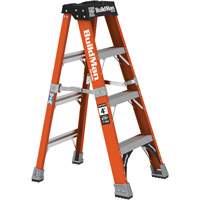 Step Ladder, 4', Fibreglass, 375 lbs. Capacity, Type 1AA Oxymax Inc