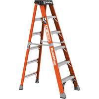 Step Ladder, 6', Fibreglass, 375 lbs. Capacity, Type 1AA Oxymax Inc