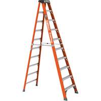 Step Ladder, 10', Fibreglass, 375 lbs. Capacity, Type 1AA Oxymax Inc