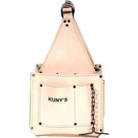 Porte-outils pour &eacute;lectricien et travaux d'entretien, Cuir, 17 pochettes, Beige Oxymax Inc