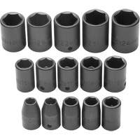 Jeu de douilles, Chocs, Prise 1/2", 6 pans Oxymax Inc