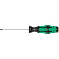 Slotted Screwdriver, 1/8" Tip, Round, 6-5/16" L, Plastic Handle Oxymax Inc