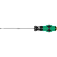 Slotted Screwdriver, 4 mm Tip, Round, 9-3/4" L, Plastic Handle Oxymax Inc