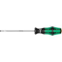 Slotted Screwdriver, 5.5 mm Tip, Round, 8-25/32" L, Plastic Handle Oxymax Inc