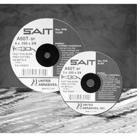 Meule &agrave; tronçonner, 5" x 0,045", Arbre de 7/8", Type 27, Oxyde d'aluminium/C&eacute;ramique, 12 200 Tr/min Oxymax Inc