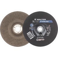 Stainless Steel Depressed Centre Grinding Wheels, 9" x 1/8", 7/8" Arbor, Type 27 Oxymax Inc