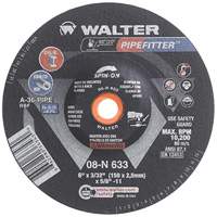 PIPEFITTER Grinding Wheel, 6" x 3/32", Aluminum Oxide, Type 27 Oxymax Inc