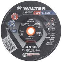 PIPEFITTER Grinding Wheel, 6" x 5/32", Aluminum Oxide, Type 27 Oxymax Inc