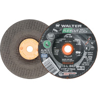 FLEXCUT MILL SCALE Grinding Wheel, 4-1/2", 36 Grit, Aluminum Oxide, 5/8"-11, 13300 RPM, Type 29 Oxymax Inc