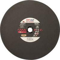 Chop Saw Wheel, 12" x 0.093"/3/32", 1" Arbor, Type 1, Aluminum Oxide, 5100 RPM WI909 | Oxymax Inc