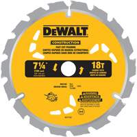 Fast Cut Framing Carbide-Tipped Saw Blade, 7-1/4", 18 Teeth, Wood Use WP534 | Oxymax Inc