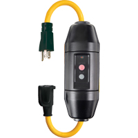 Cordons avec disjoncteur de fuite à la terre en ligne, 120 V, 20 A, Cordon de  XA466 | Oxymax Inc