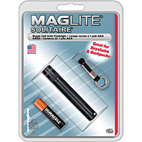 Solitaire&reg; Flashlights, Incandescent, 2 Lumens, AAA Batteries Oxymax Inc