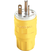 Pris &agrave; lames droites &eacute;tanche Wetguard, Plastique, 20 A, 125 V Oxymax Inc