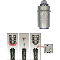 Mini&reg; Flashlights, LED, 97 Lumens, AA Batteries Oxymax Inc