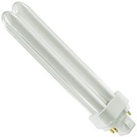 Ampoules fluorescentes compactes, T4, 26 W, 3500 K, Base G24Q-3, 12 000 h XC527 | Oxymax Inc
