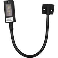 Maplight &agrave; DEL en col de cygne, 1 W, DEL, Col 12", Noir Oxymax Inc