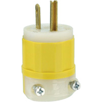 Prise &agrave; lame droite de calibre industriel, Nylon modifi&eacute; antichoc, 15 A, 125 V Oxymax Inc