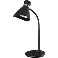 Lampe de bureau, 6 W, DEL, Col 16", Noir XI492 | Oxymax Inc