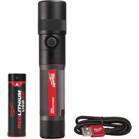 1100L Twist Focus Flashlight, LED, 1100 Lumens, Rechargeable Batteries Oxymax Inc