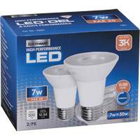 Dimmable LED Bulb, Flood, 7 W, 500 Lumens, PAR20 Base XJ062 | Oxymax Inc