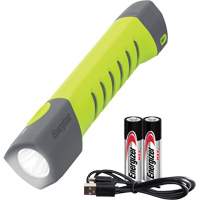 Small Pro Series Hybrid Handheld Flashlight, LED, 500 Lumens, Rechargeable/AA Batteries Oxymax Inc