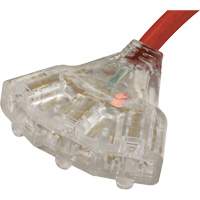 Rallonge pour g&eacute;n&eacute;ratrice avec triple fiche, STW, AWG 10, 3 prise(s), 25' Oxymax Inc