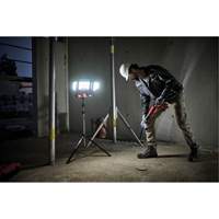18V Professional Cordless Folding Panel Work Light on Tripod, LED, 3600 Lumens Oxymax Inc