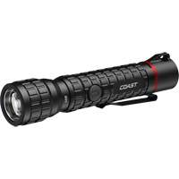 Lampe de poche &eacute;tanche G40R avec mise au point par rotation, DEL, 650 lumens, Piles Rechargeable Oxymax Inc