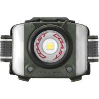 Lampe frontale FL97R &agrave; trois couleurs avec syst&egrave;me Twist Focus et commande vocale, DEL, 830 lumens, 2 hres de fonctionnement, piles Rechargeable Oxymax Inc