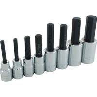 Hex Head SAE Socket Set, Hex, 1/2" Drive, 8 Pcs Oxymax Inc