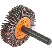 Coolcut™ Flap Wheel, Aluminum Oxide, 60 Grit, 1-1/2" x 3/8" x 1/4" YC398 | Oxymax Inc
